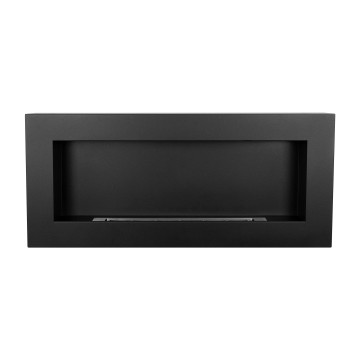 Wand gemonteerde biohaard 900x400 Box structuur zwart mat