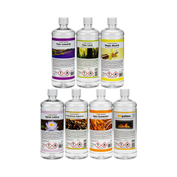 Biofuel set popular scents: 6x1L scented + 1L neutral